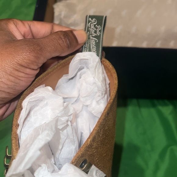 NIB Polo Ralph Lauren Bryson Brown Suede Lace-Up Boots size 13 - Picture 5 of 13